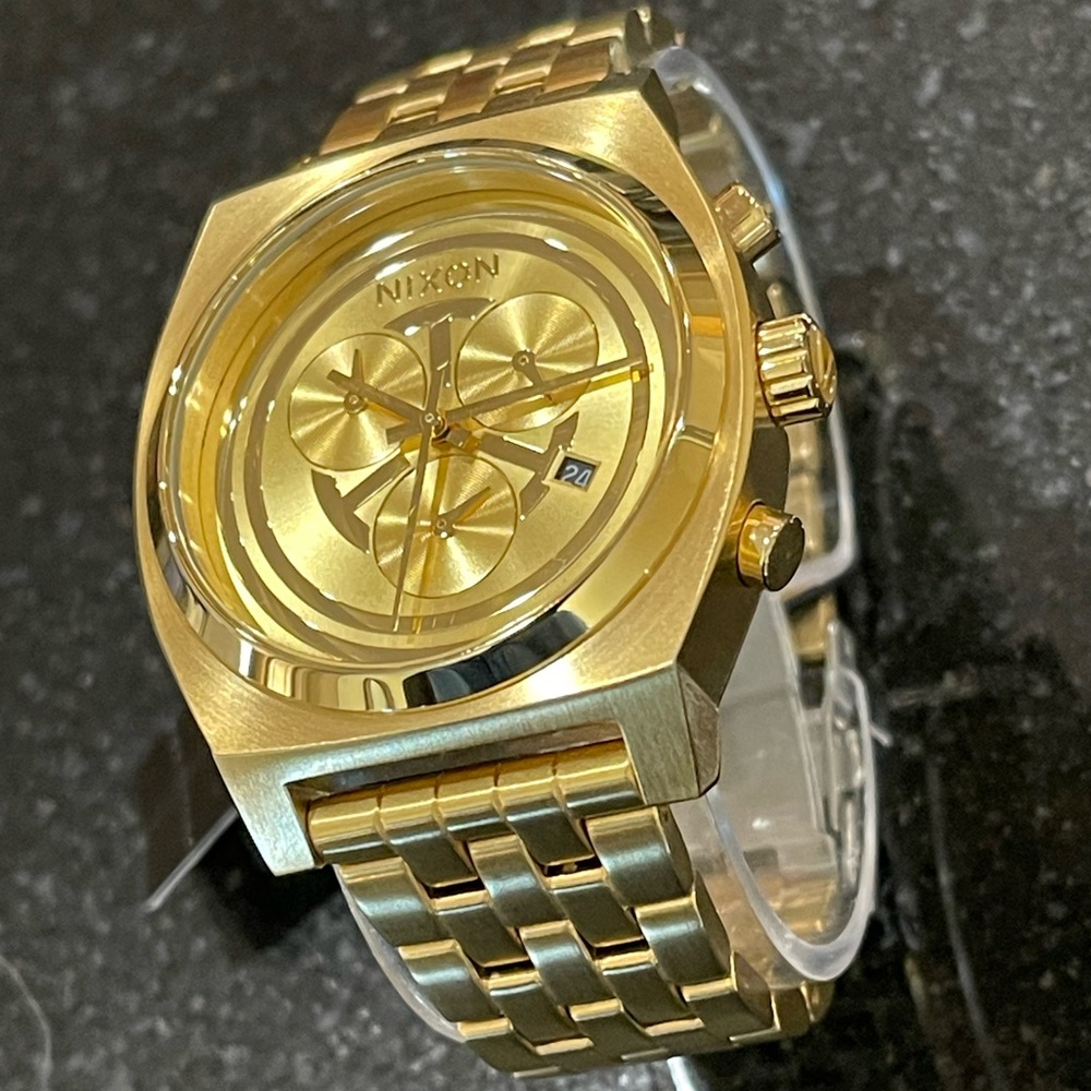 Nixon Star Wars Gold C-3PO Chronograph Watch